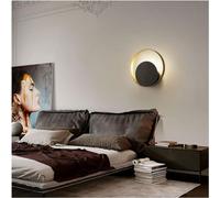Lampada da parete, moderna lampada da parete solare sfondo muro corridoio comodino rotondo camera da letto soggiorno decorazione lampada a LED,Plafoniera Lampadario Da Soffitto