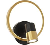 Lampada da parete moderna, luce da lettura comodino, faretto a soffitto rotante in oro, interno LED applique, luci testa letto, regolabile per soggiorno camera da letto corridoio fattoria