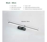 Lampada Da Parete Moderna Luce LED Per Specchio Bagno Cosmetico Applique Parete