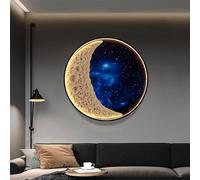 Lampada da parete moderna per immagine spazio esterno Lampada murale a LED per la casa, soggiorno, studio, camera da letto, decorazione per la camera dei bambini (D D60cm 1pcs)