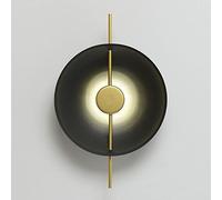 Lampada da parete moderna per interni, decorazione artistica, applique da parete, lampada da parete in metallo da 10 W, illuminazione cablata a parete rotonda per corridoio, per camera da letto, comod