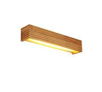 lampada da parete moderno stile giappone led rovere lampade da parete in legno luci camera da letto lampada da letto bagno casa applique da parete in legno massello apparecchi da parete a LED Lampada