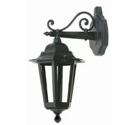 Lampada Da Parete Nera Esterno Alluminio IP44 Rustica HYSAIA