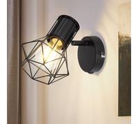 Globo Lighting Priska lampada da parete 1x40 W nero 54017-1