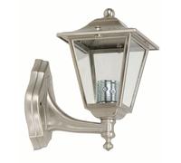 Lampada da Parete Nichel Ottone IP43 Rustico Intemperie Leros Esterni Lanterna