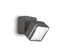 LAMPADA DA PARETE OMEGA AP SQUARE ANTRACITE 4000K