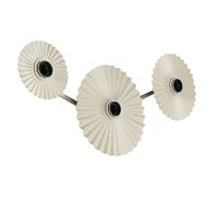 Lampada da parete OSRAM DECOR Plisse, 3 attacchi, E27, acciaio, beige, minimalis