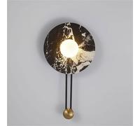 Lampada da parete per camera da letto d'ingresso in marmo, lampada in pietra naturale giapponese decorazione arte moderna semplice corridoio rotondo soggiorno sfondo di ristorazione stasa bar lama