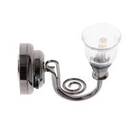 Lampada da parete per camera da letto, modello di mobili in miniatura, accessori per la casa, accessori di illuminazione realistici, set di giocattoli 1:12, case delle bambole realistiche