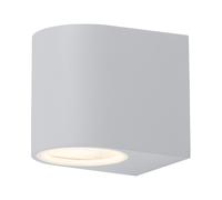 Lampada da parete per esterni a LED dimmerabile con telecomando luce per facciata lampada per porta d'ingresso luce bianca da giardino, cambio colore RGB, alluminio, 3,5 W 290 lm bianco caldo, PxH 6,8