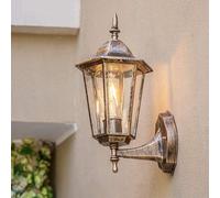Lampada da Parete per Esterni a LED Europea, Impermeabile, in Stile ruggine, Retro, Industriale, in Vetro, con Base E27, per corridoio, Balcone, Villa, Applique da Parete per Ester
