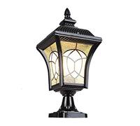 Lampada da Parete per Esterni a LED, Stile Vintage, con pilastro per cancello, Stile Europeo, Creativo, per Giardino, Impermeabile, Antica, da Giardino, per terrazza e Patio