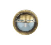 Lampada da parete per esterni AGIA in vero ottone antico e vetro IP64 resistente alle intemperie G9 variabile lampada da parete per casa da giardino lampada da parete lampada da nave marittima