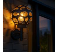 Lampada da Parete per Esterni Apparecchio Facciata Inox Antracite Sfera Giardino [EEK: Non valutato]