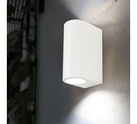 Lampada da Parete per Esterni Apparecchio Facciata Patio Giardino Up Down Bianco [EEK: Inaditato]