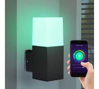 Lampada da Parete per Esterni Apparecchio Facciata Smart LED Dimmerabile Cct App