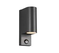 Lampada da parete per esterni AVA Up and Down Light con sensore di movimento, colore: antracite