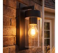 Lampada da Parete per Esterni Giardino Patio Alluminio Antracite Filamento LED H