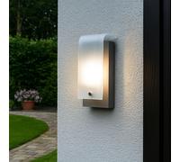 Lampada da Parete per Esterni Haustürlampe Vetro Frontale Balcone Zincato LED