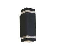 Lampada da parete per esterni Houston nera