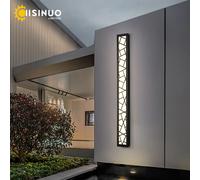 Lampada da parete per esterni impermeabile Lampada da parete alta a LED IP65 Luce in alluminio Giardino Villa Portico Sconce Light 110V 220V Sconce Luminaire
