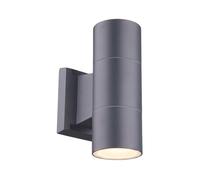 Lampada da parete per esterni, lampada da giardino, Up Down, antracite, alluminio, IP44
