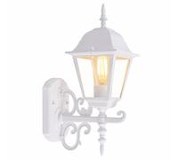 Lampada da parete per esterni, lanterna da parete, lampada da esterno a LED, bianco caldo, bianco, alluminio, H 40 cm