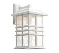 Elstead Lighting Beacon Square lampada da parete per esterni 1x60 W bianco KL-BEACON-SQUARE-M-WHT