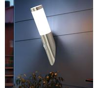 Lampada da Parete per Esterni Movimento Acciaio Inox Fiaccola Haustürlampe Luce