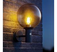 Lampada da Parete per Esterni Movimento Frontale Vetro Rauch Antracite LED H [EEK: E]