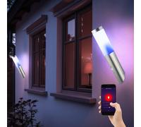 Lampada Da Parete Per Esterni Smart Home CCT Timer Dimmerabile RGB LED 2 Pezzi [EEK: G]