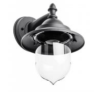 GTV Toskana-Ad lampada da parete per esterni 1x60 W nero OS-TOS0DA-00