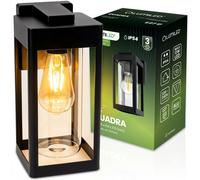 Lampada da parete per giardino a LED, per esterni, con attacco E27 e grado di pr