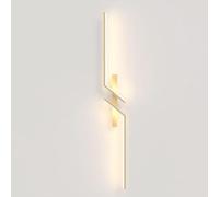 Lampada da parete per interni a LED ricaricabile con interruttore Lampada da parete a 3 temperature di colore Applique alimentata a batteria Lampada da comodino lunga in ferro acrilico Lampada da