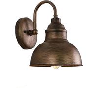 Lampada da Parete per Interni Ed Esterni, Stile Rustico/Country, Impermeabile, Ideale per Porte, Patii e Verande (Rosso Antico)./Marr