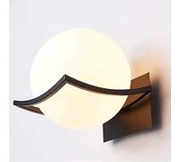 Lampada da parete per interni, paralumi in vetro, applique rotonde moderne a LED con globo fatto a mano, lampade da parete E27 UP/Down Light per camera da letto, soggiorno, cucina, camera da lett