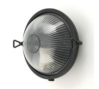 Lampada Da Parete Piccola Ø 17,5 Cm IP64 Ottone Vetro E27 Umido Cantina Esterno