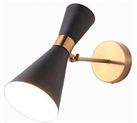 Lampada da Parete Piccola a Doppia Testa, Applique Moderna, Luce di Lettura focalizzata sul Comodino, faretto LED per Interni, Applique da Parete Regolabile per Camera da Letto, Soggiorno, corrid