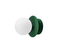 Lampada da Parete/ Plafoniera Art Deco Globen Lighting Verde/ Bianco