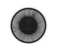 Lampada da Parete/ Plafoniera Clava Up Grande in Nero Nero