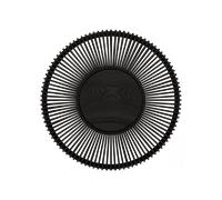 Lampada da Parete/ Plafoniera Umage Clava Up Grande in Nero Nero