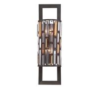 Lampada da Parete Prism Bronzo Angolare Art. Deco Stile Liberty di Design Terra