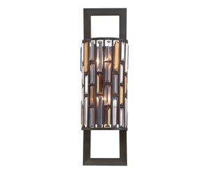 Lampada da Parete Prism Bronzo Angolare Art. Deco Stile Liberty di Design Terra