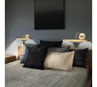 Lampada da Parete Quadro Faretto Muro Ottone Pavimento Dielenlampe Spot 2x [EEK: Non valutato]