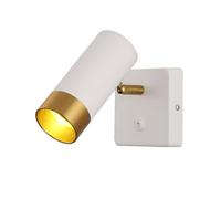 Lampada da Parete Regolabile per il Montaggio a Parete, 330 ° Rotabile a 90 ° Pieghevole, Sconce Moderne a Filo Rigido Gu10 Wall Swivel Spot Lights per Camera da Letto Studio Soggiorno, JYLSSKUK, 1
