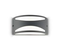 Applique Moderna Rex-3 Alluminio-Materie Plastiche Antracite 1 Luce E27