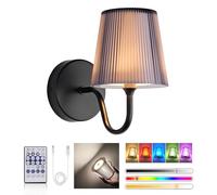 Lampada da parete RGB moderna ricaricabile LuminexDesigns, 1 pezzo