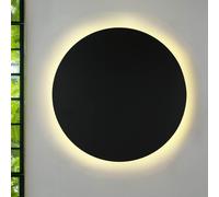 TK Lighting Lunia New applique, nero, Ø 40 cm TK Lighting