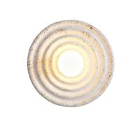 Lampada da parete rotonda con accenti in resina, lampada da parete