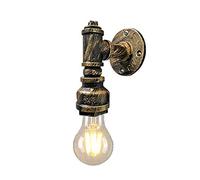 Lampada da Parete Rustica in Ghisa con Finiture Lucidate - Applda Parete Industriale, Montaggio a Parete Decorativo Retrò,Pada da Parete E27R la Casa a 1 Luce/Ruine/A